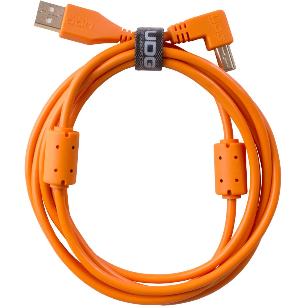 UDG GEAR U95005OR - ULTIMATE AUDIO CABLE USB 2.0 A-B ORANGE ANGLED 2M