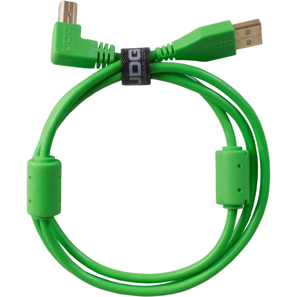UDG GEAR U95005GR - ULTIMATE AUDIO CABLE USB 2.0 A-B GREEN ANGLED 2M