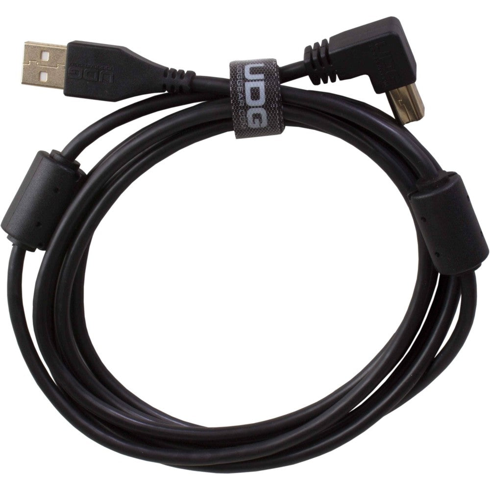 UDG GEAR U95006BL - ULTIMATE AUDIO CABLE USB 2.0 A-B BLACK ANGLED 3M