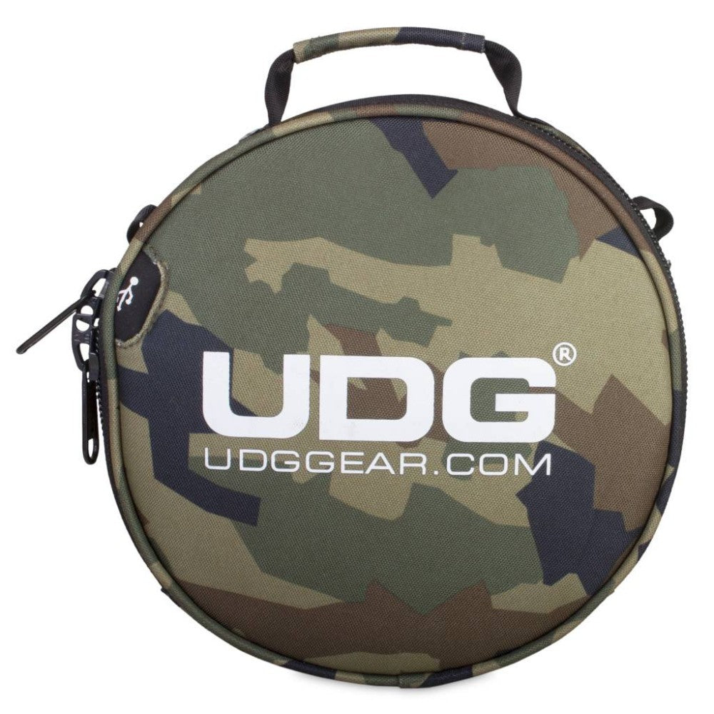 UDG ULTIMATE DIGI HEADPHONE BAG BLACK CAMO ORANGE INSIDE