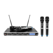 OMNITRONIC UHF-304 Set di 4 Radiomicrofoni 823-832/863-865
