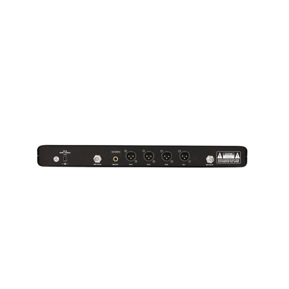 OMNITRONIC UHF-304 Set of 4 Wireless Microphones 823-832/863-865