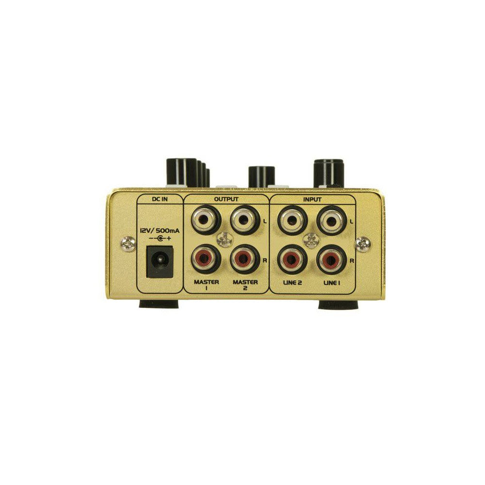 OMNITRONIC GNOME-202P GOLD Mini mesa de mezclas Dj