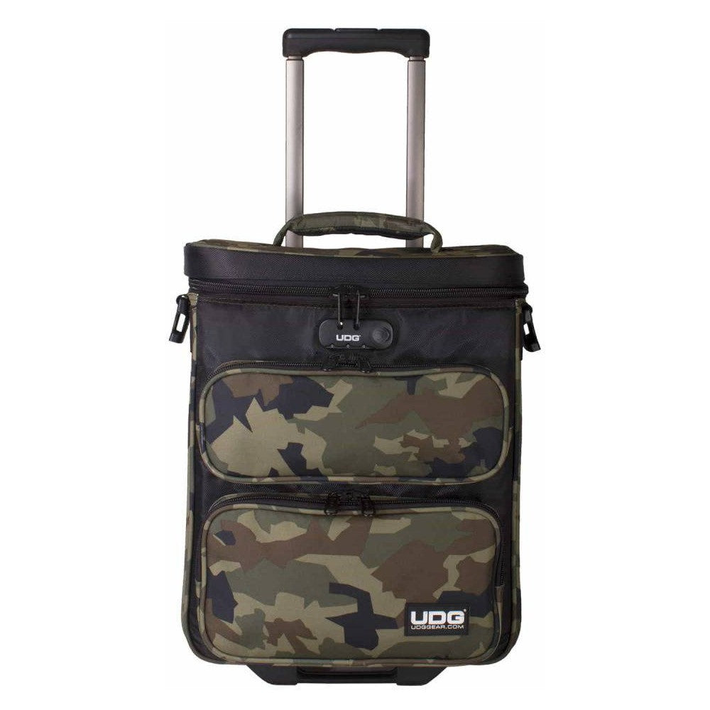 UDG ULTIMATE DIGI TROLLEY TO GO BLACK CAMO ORANGE INSIDE