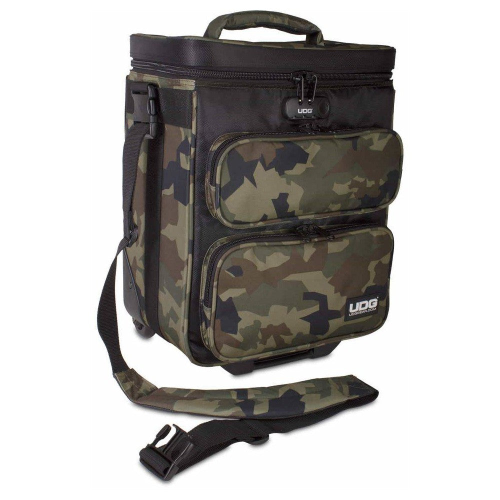 UDG ULTIMATE DIGI TROLLEY TO GO BLACK CAMO ORANGE INSIDE