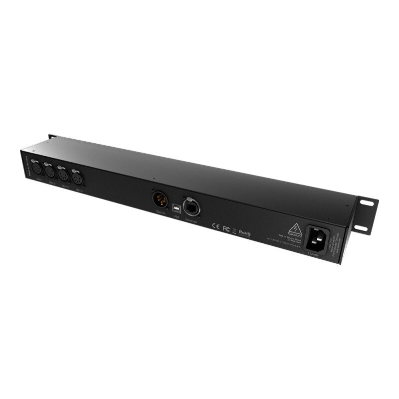 MADRIX LUNA 4 Art-Net Node / USB 2.0 DMX-512 interface, 4 x DMX-OUT, 1 x DMX-IN, 19"
