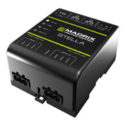 MADRIX STELLA 2-port network node with RDM support, Art-Net Node / USB 2.0 DMX-512 interface, 2 x DMX IN/OUT, DIN rail