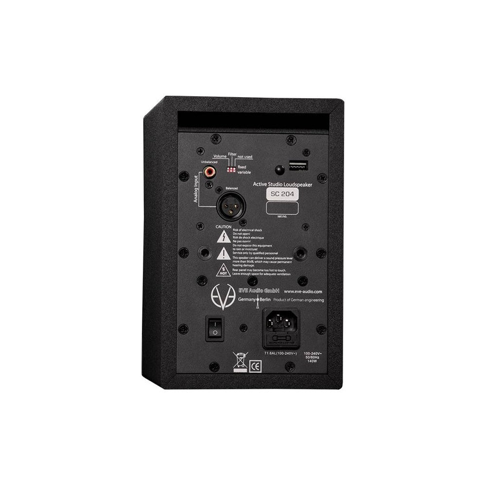 Monitor de estudio EVE AUDIO SC204 de 4"