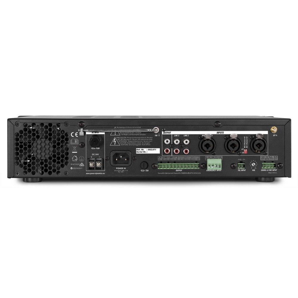 Power Dynamics PDV240MP3 Amplificador 4 Zonas 240W/100V BT