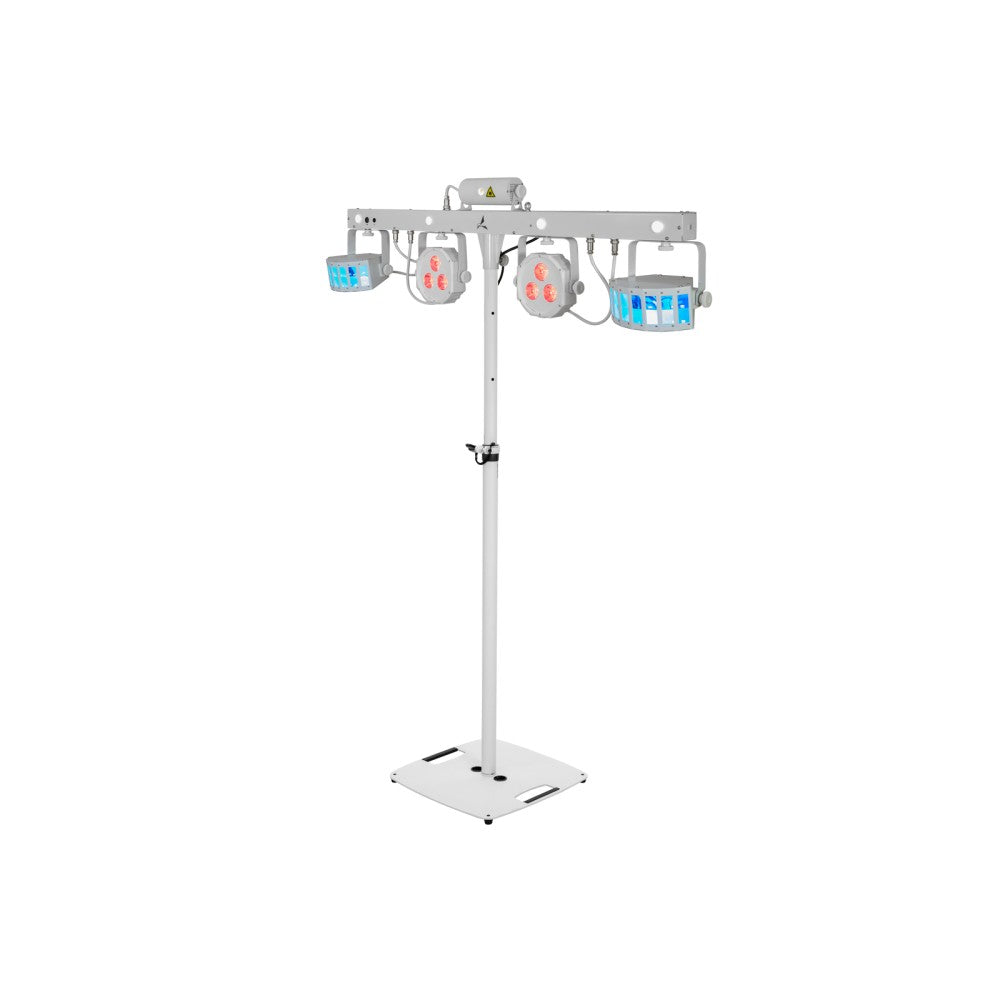 EUROLITE Set LED KLS Laser Bar FX Light Set e BPS-2 Stand Bianco