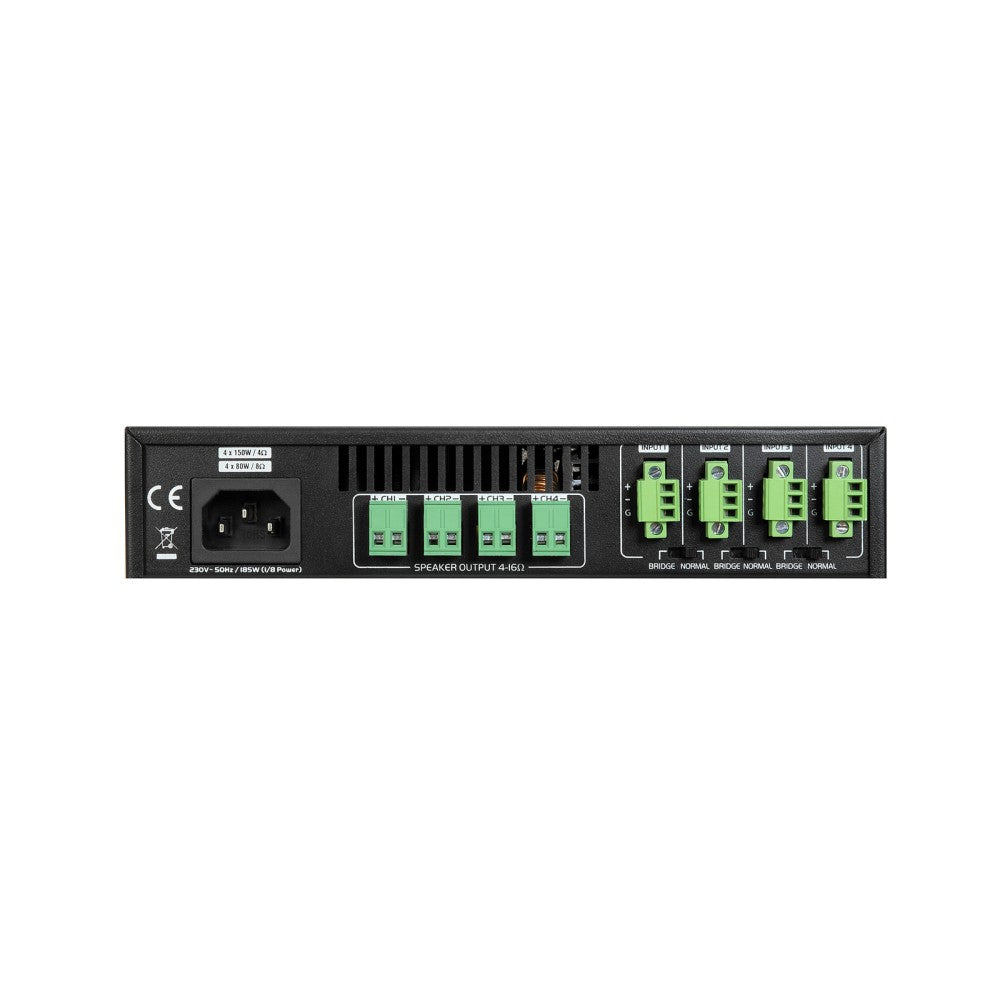 OMNITRONIC DJP-604 Amplificador de 4 canales Clase D