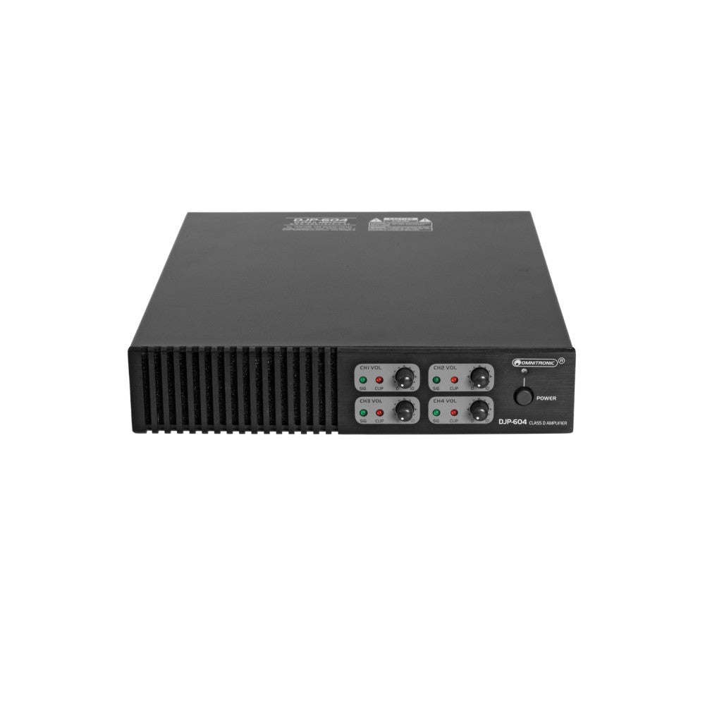 OMNITRONIC DJP-604 Amplificador de 4 canales Clase D