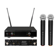 OMNITRONIC UHF-E2  823.6/826.1MHz Doppio radiomicrofono a gelato