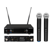 OMNITRONIC UHF-E2 527.5/529.7MHz doppio radiomicrofono a gelato