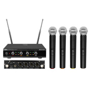 OMNITRONIC UHF-E4 823.6/826.1/828.6/831.1MHz 4 radiomicrofoni wireless