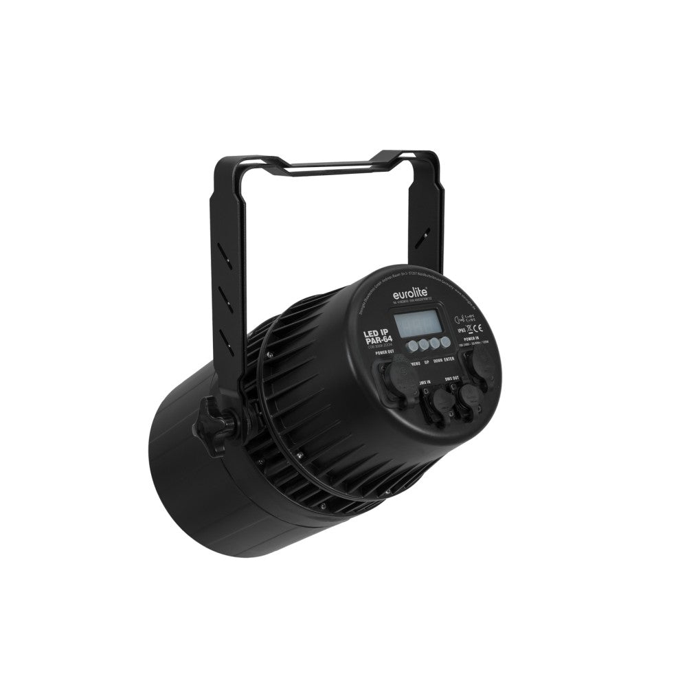 EUROLITE LED IP PAR-64 COB 3000K 100W Zoom bk