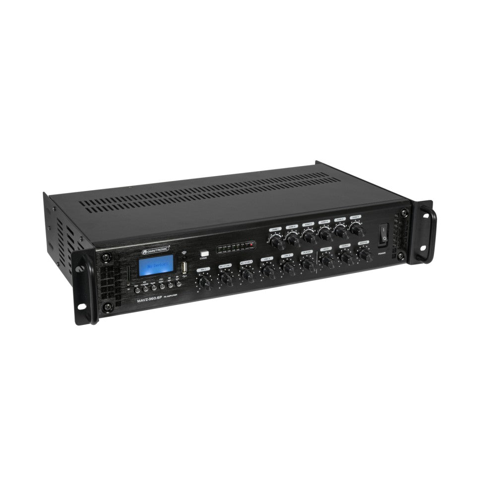 OMNITRONIC MAVZ-360.6P Amplificador mezclador de PA
