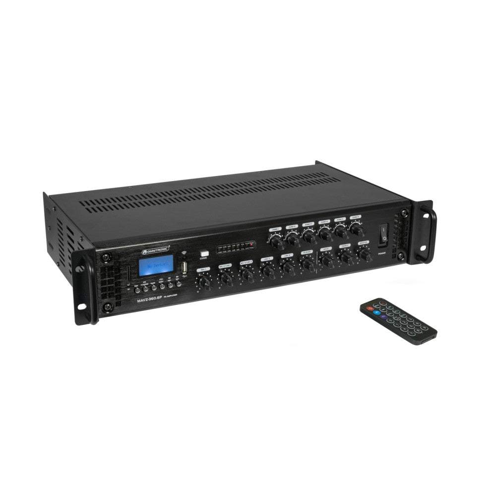 OMNITRONIC MAVZ-360.6P Amplificador mezclador de PA