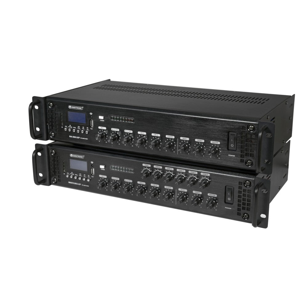 OMNITRONIC MAVZ-360.6P Amplificador mezclador de PA
