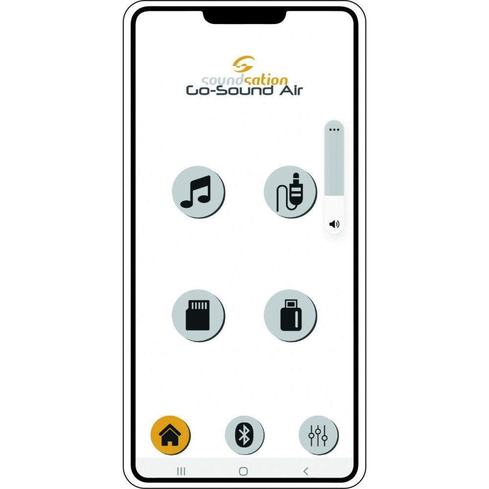 SOUNDSATION GO-SOUND 15AIR MP3 BT 2VHF MIC AIR CONTROL