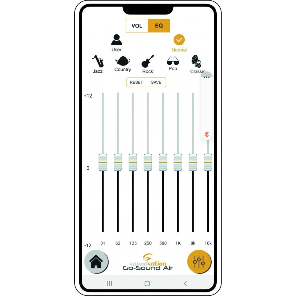 SOUNDSATION GO-SOUND 15AIR MP3 BT 2VHF MIC AIR CONTROL