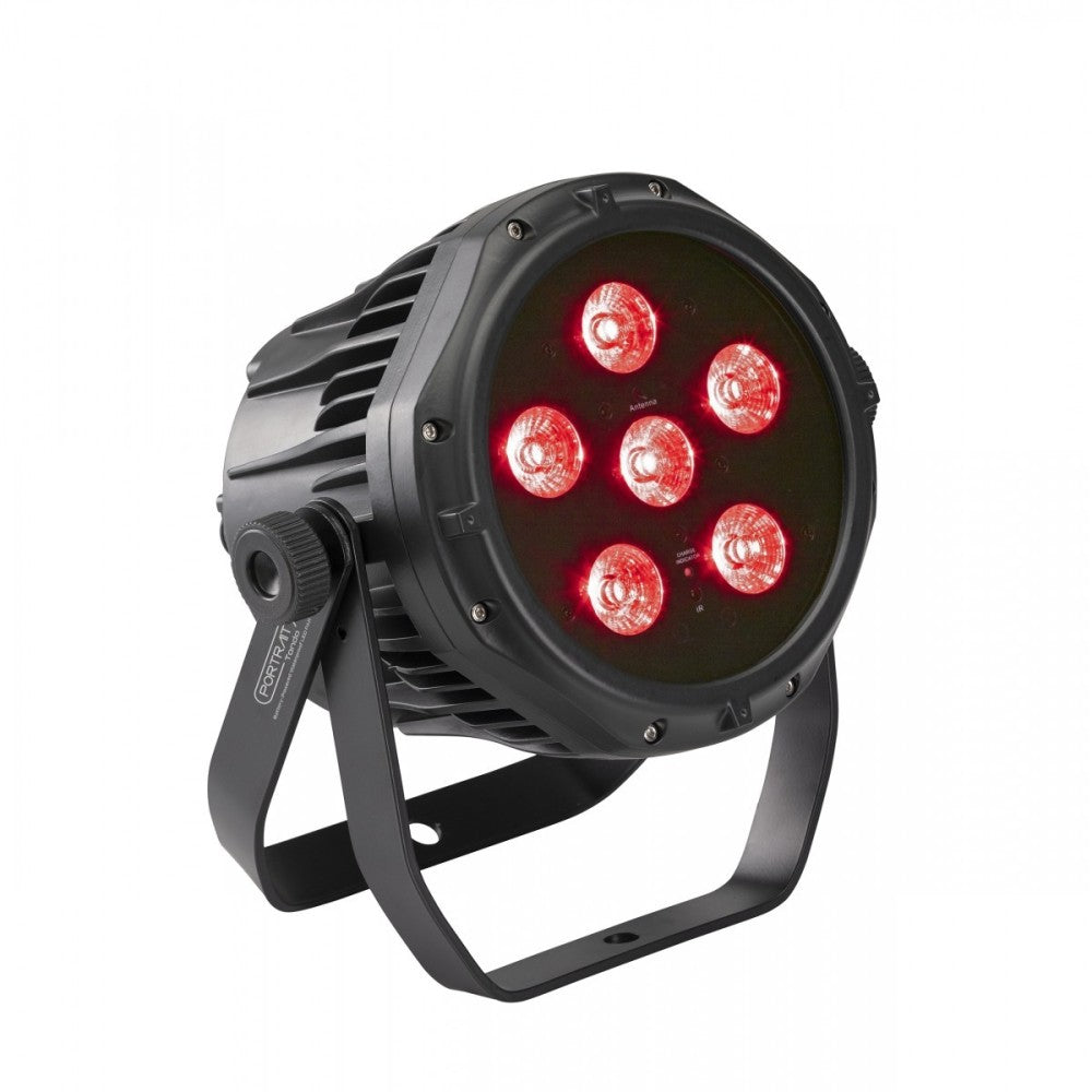 CENTOLIGHT PORTRAIT SET 6 PAR A BATTERIA IP65 CON CASE