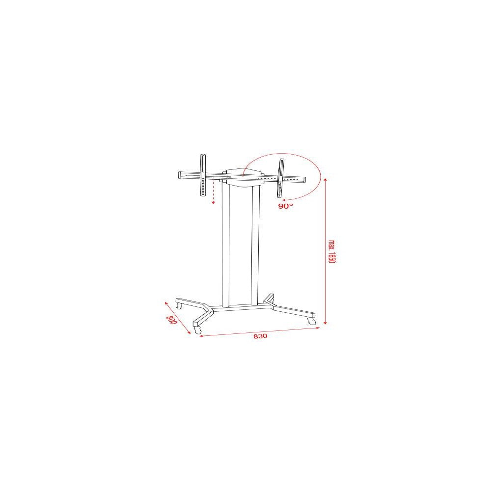 Showgear Flatscreen Trolley 4