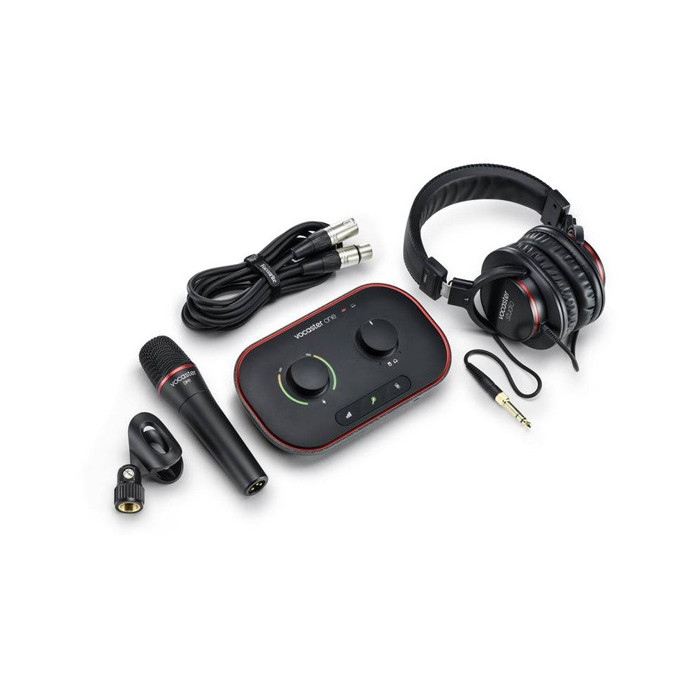 FOCUSRITE VOCASTER ONE STUDIO Bundle completo per il Podcasting