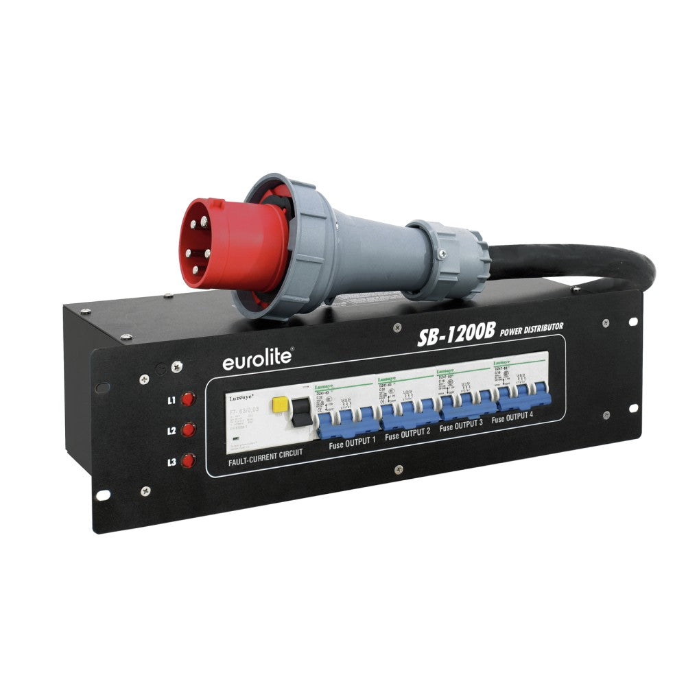 EUROLITE SB-1200B Distributore di potenza da 63 A