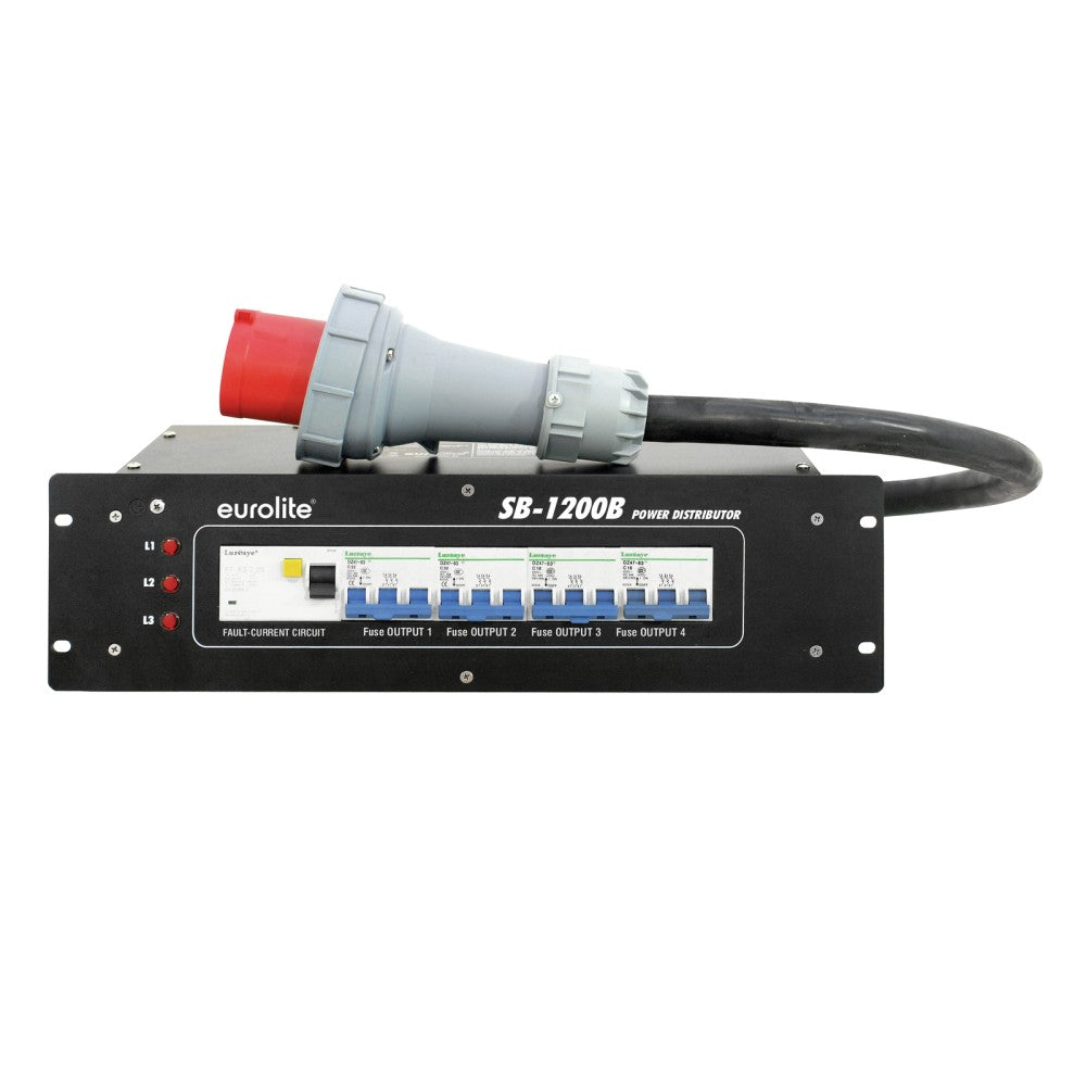 EUROLITE SB-1200B Distributore di potenza da 63 A