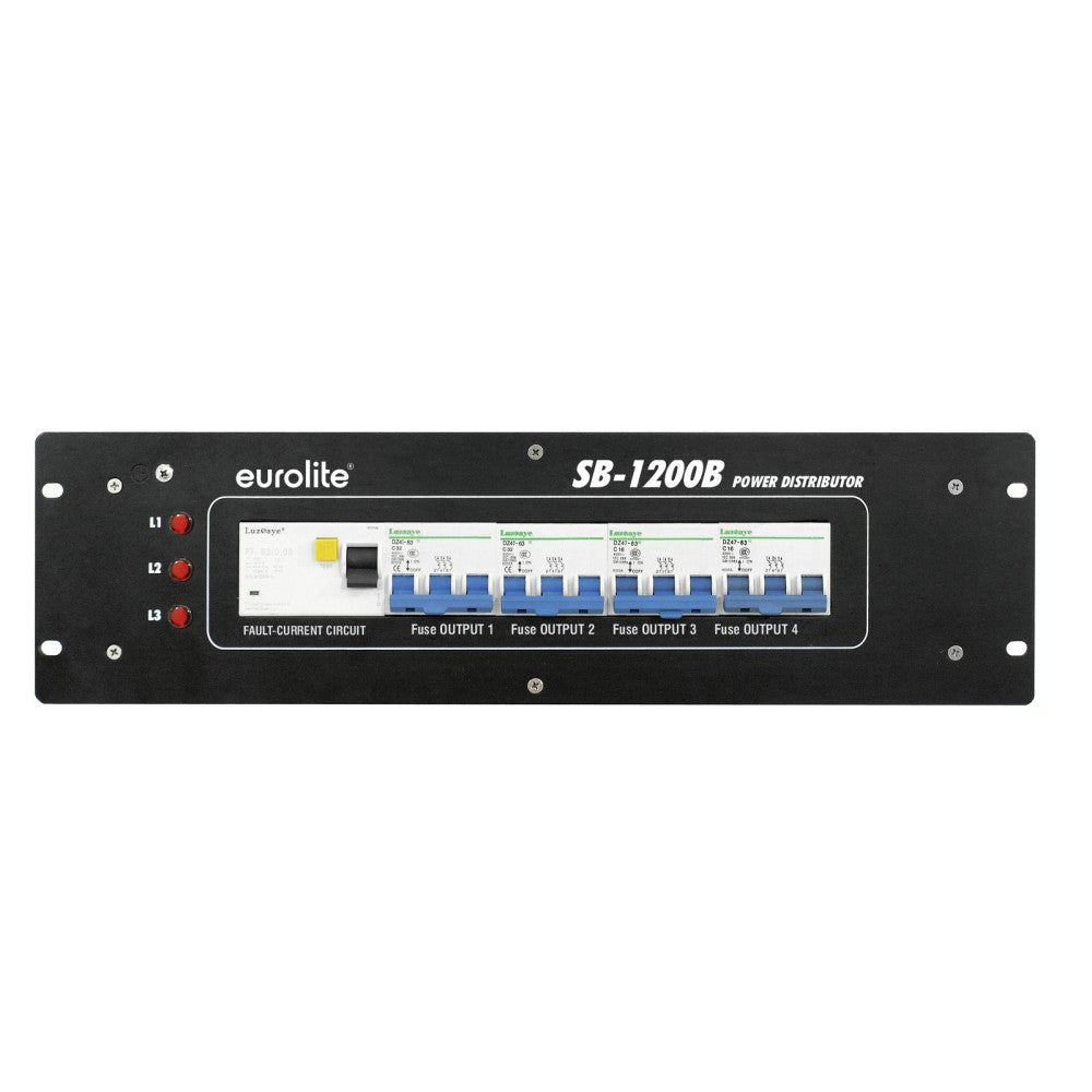 EUROLITE SB-1200B Distributore di potenza da 63 A