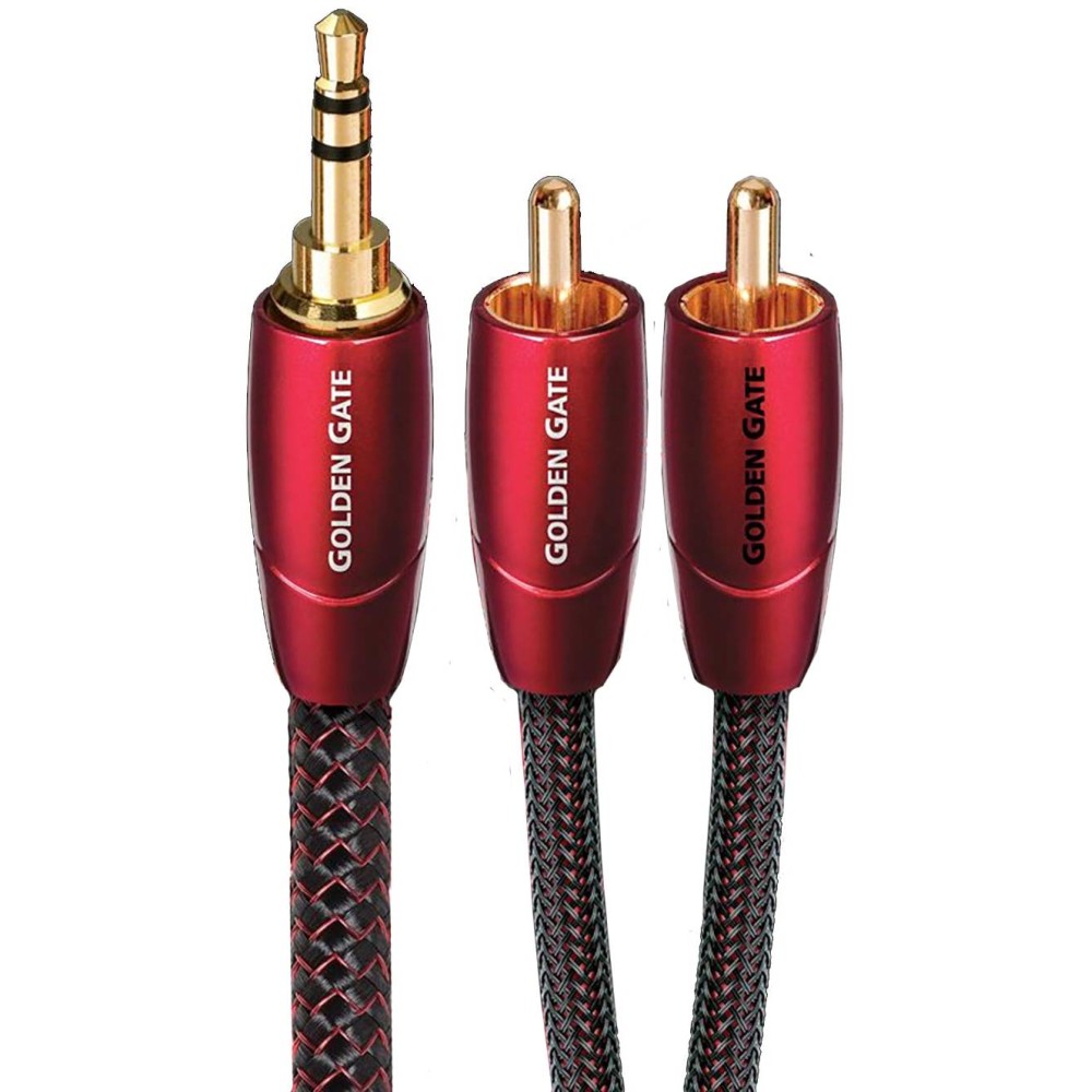 AUDIOQUEST GOLDEN GATE MM2RCA Cavo di interconnessione analogico-audio