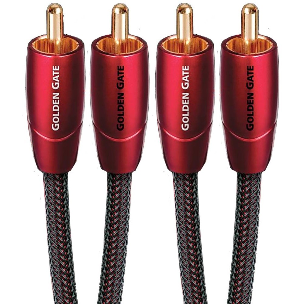 AUDIOQUEST GOLDEN GATE 2RCA Cavo di interconnessione analogico-audio
