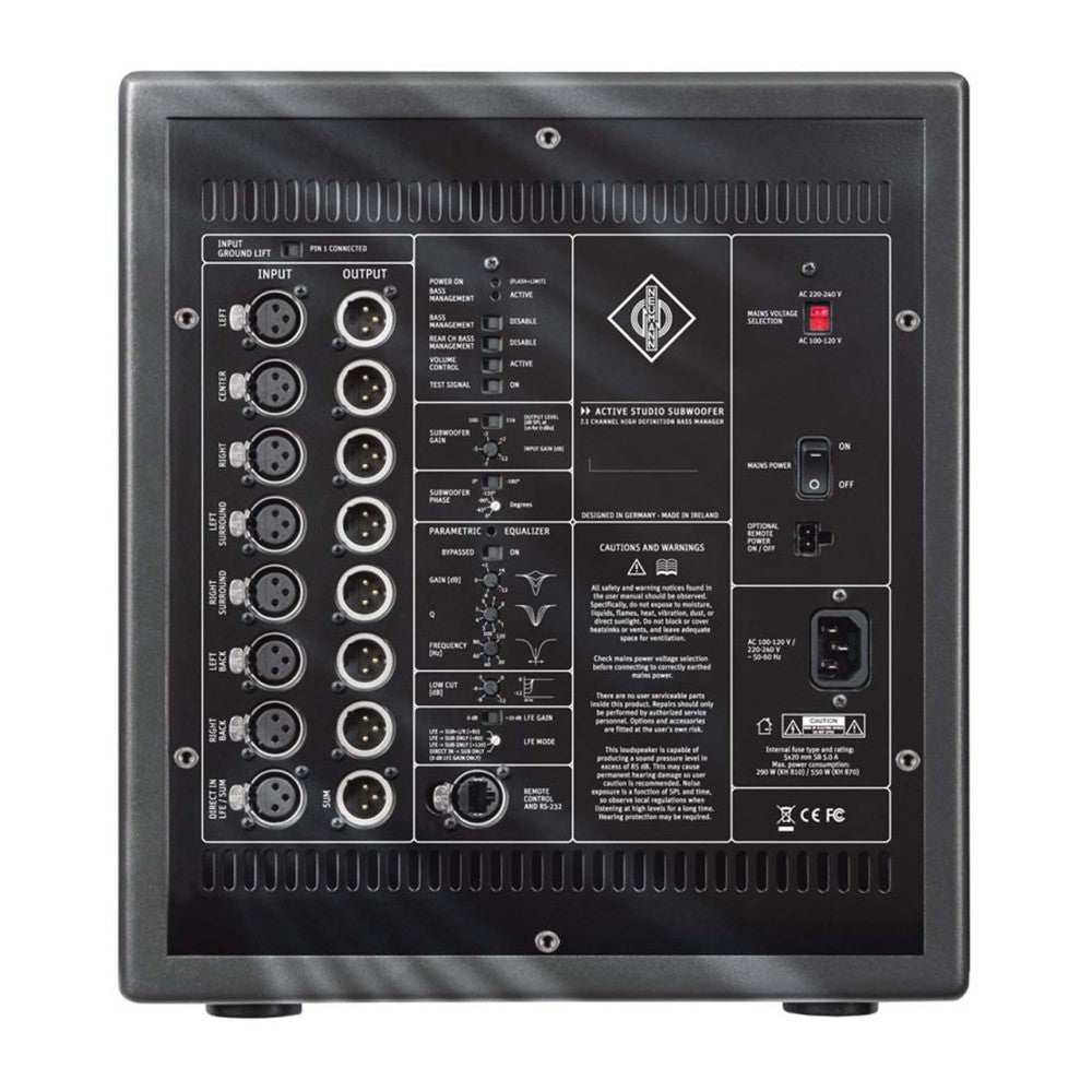 NEUMANN KH 810 10" Active Studio Subwoofer