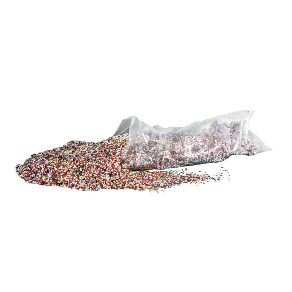 Coriandoli multicolore da 7mm confezione da 10kg