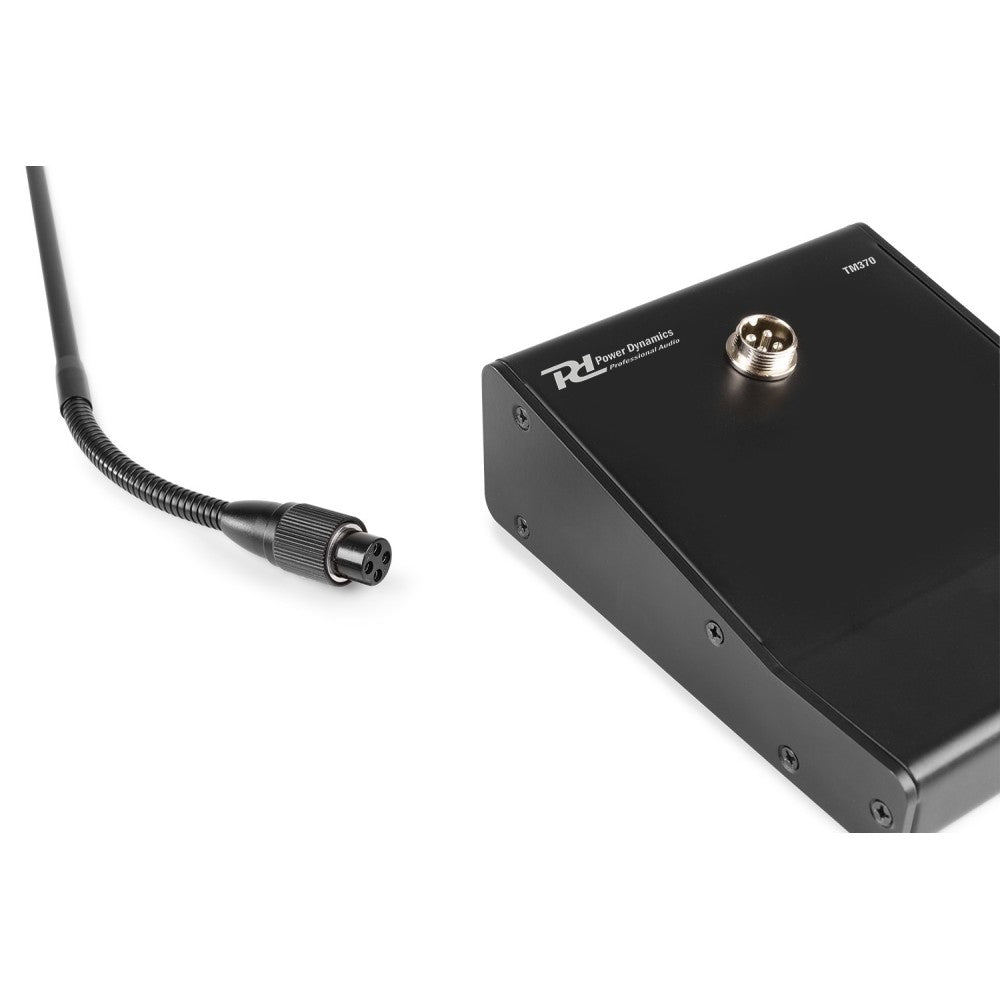 Power Dynamics TM370 Microfono da tavolo a collo di cigno