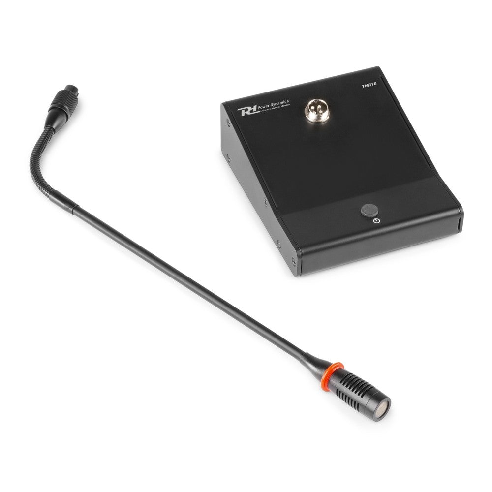 Power Dynamics TM370 Microfono da tavolo a collo di cigno
