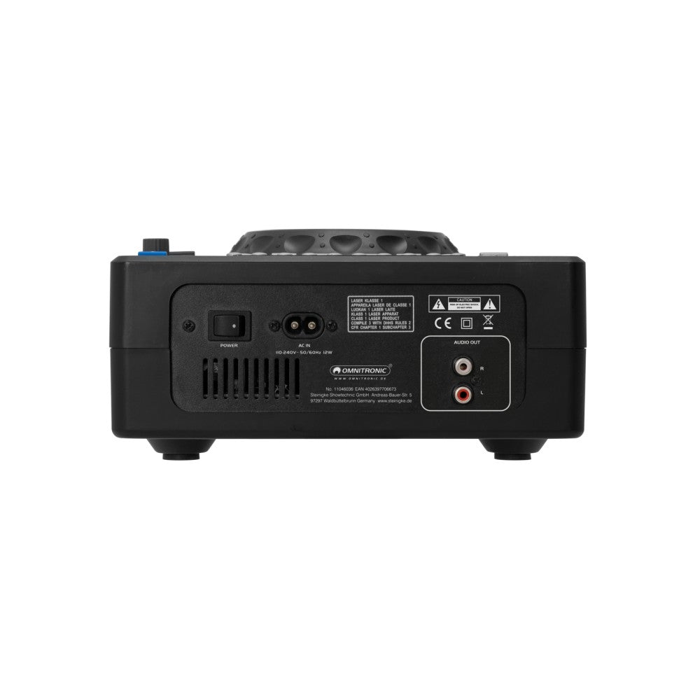 OMNITRONIC XMT-1400 MK2 Lettore CD da tavolo