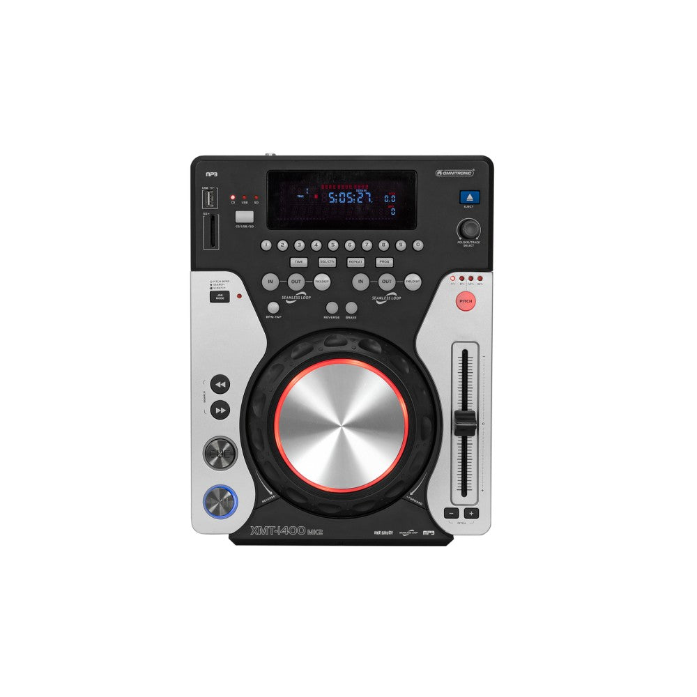 OMNITRONIC XMT-1400 MK2 Lettore CD da tavolo