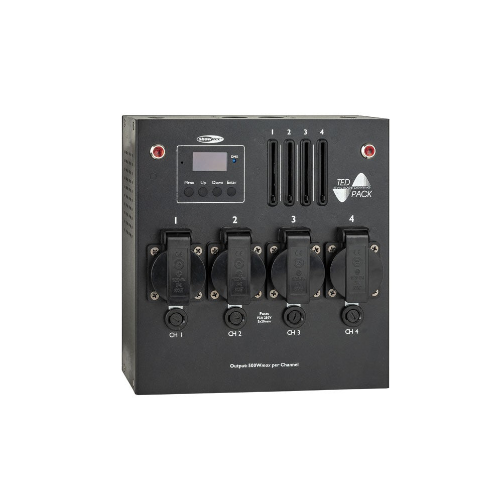 Showtec TED Pack LC Dimmer pack 4 canalI con controllo locale