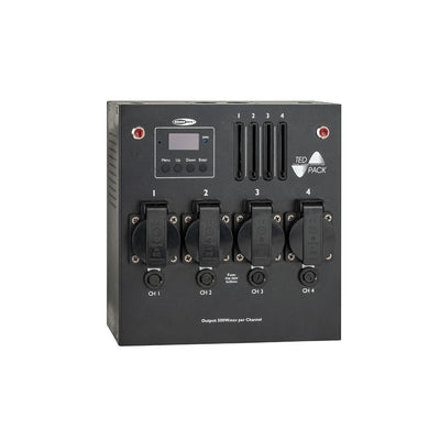 Showtec TED Pack LC Dimmer pack de 4 canales con control local