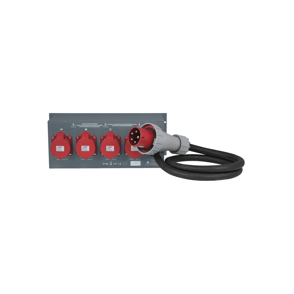 Showgear PSA-63A4C 4 x MCB, uscita CEE