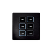 Showtec Wall Panel Remote for TR-512 Install/Pocket Pannello frontale nero