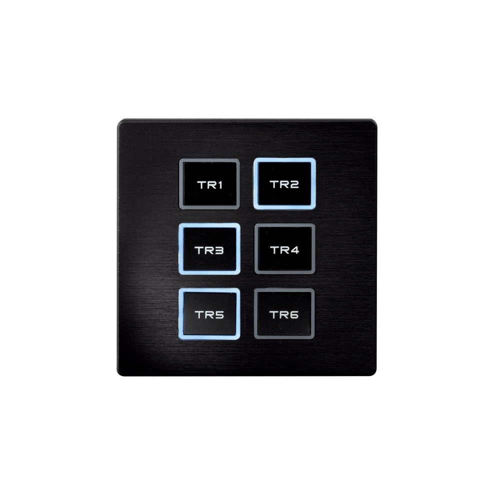 Showtec Wall Panel Remote for TR-512 Install/Pocket Pannello frontale nero