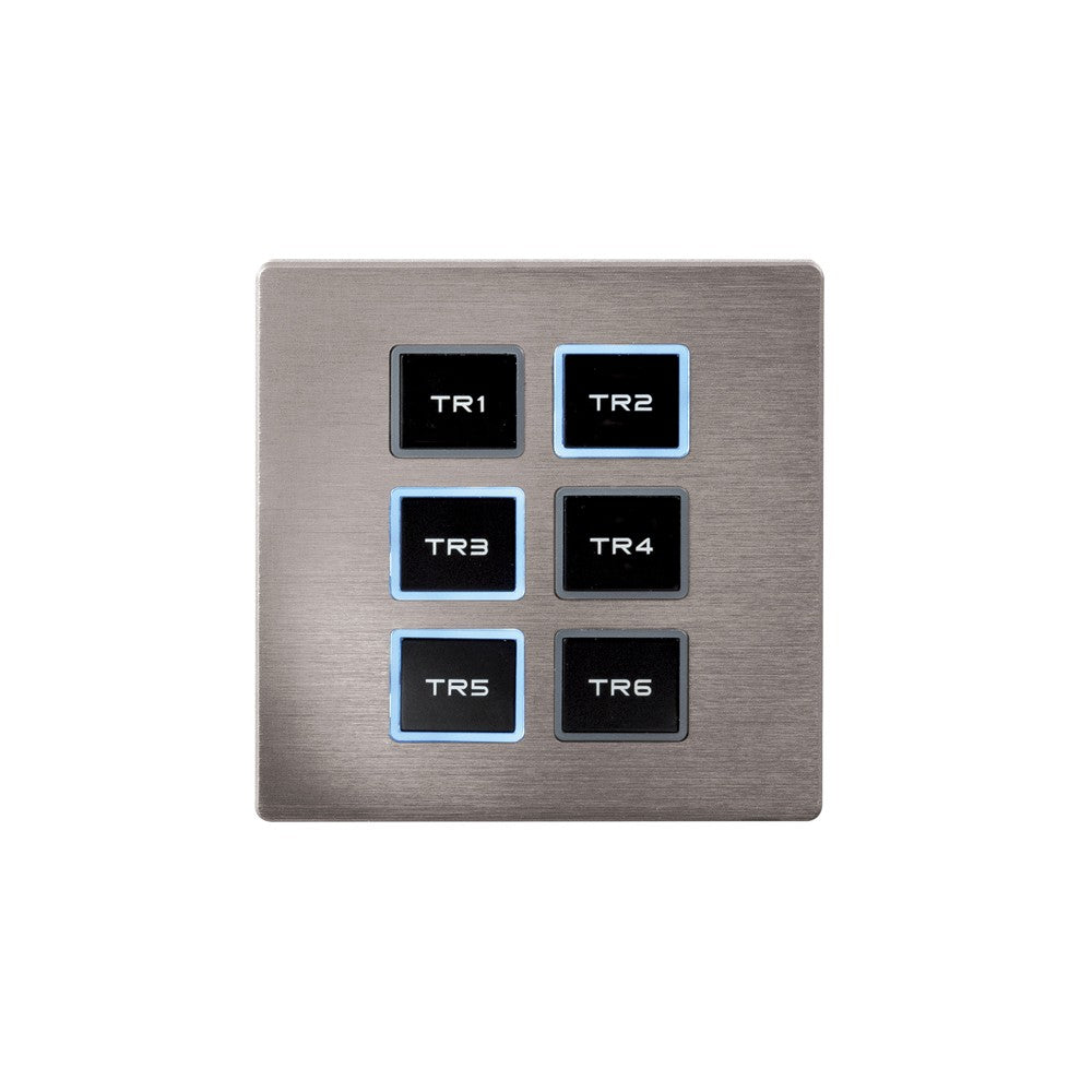 Showtec Wall Panel Remote for TR-512 Install/Pocket Pannello frontale argento