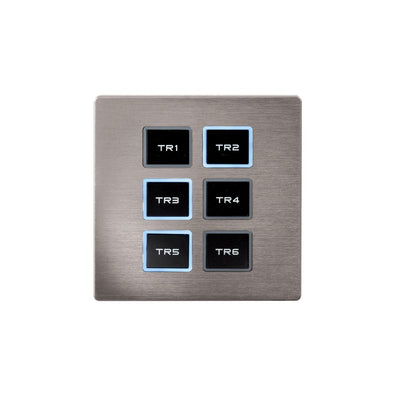 Showtec Wall Panel Remote for TR-512 Install/Pocket Pannello frontale argento