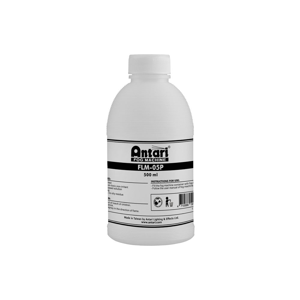 Antari FLM-05P Fog Liquid 0.5 L for MB-20 / FT-21 Pronto all'uso