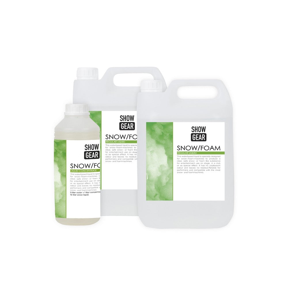 Showgear Snow/Foam Liquid 5 lt listo para usar
