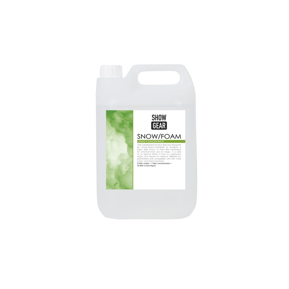 Showgear Liquido Neve/Schiuma Concentrato 5 lt a base d'acqua