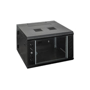 Showgear RCA-WMH-6 6U 19" Patch Panel Rack, montaggio a parete, cerniera posteriore